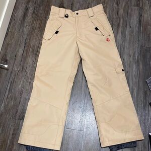 Nwot Turbine Tan Youth Ski/Snowboarding Pants Size Medium